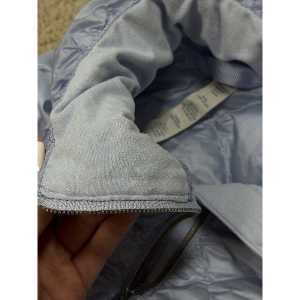 Lululemon Down For Run Down Vest Pale Blue Women's Sz 8 - Picture 11 of 12